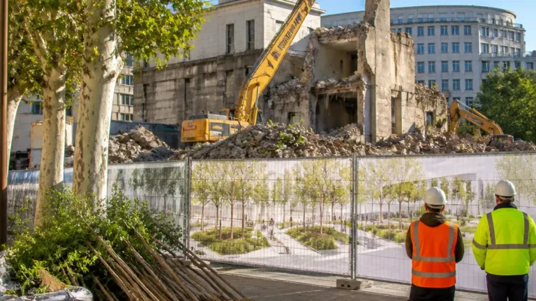 Évry-Courcouronnes : la démolition de l’ancien bureau de Poste lance une nouvelle phase du réaménagement