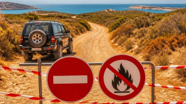 Fermeture pour risque incendie : la piste de Saleccia à nouveau interdite d'accès