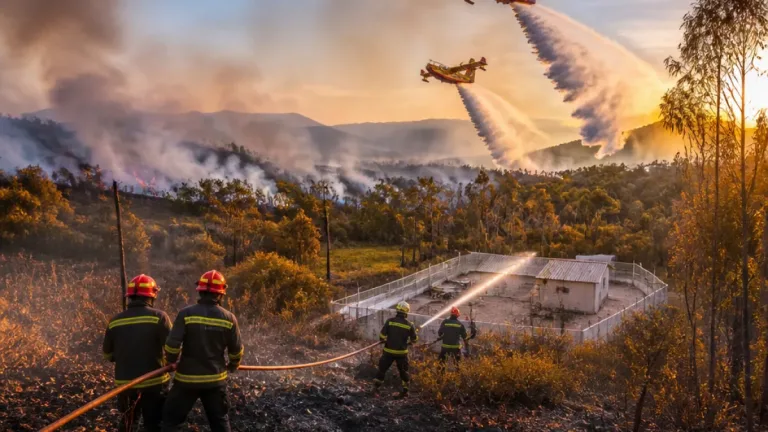 Feu à Aléria : plusieurs dizaines d’hectares brûlés, les opérations de lutte se poursuivent