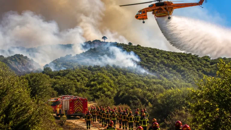 Feu de forêt dans la vallée du Thoré : plus d'une centaine de pompiers mobilisés, l'incendie n'est pas fixé