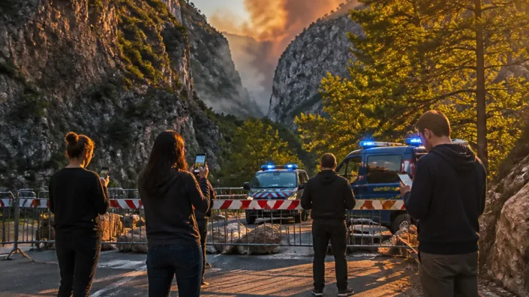 Feu en cours à Bréziers : plusieurs messages font état d'une attaque et d'une circulation bloquée