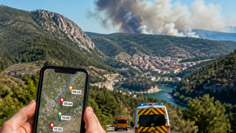 Feu signalé à Castellane : des témoignages en direct et des autorités encore à confirmer