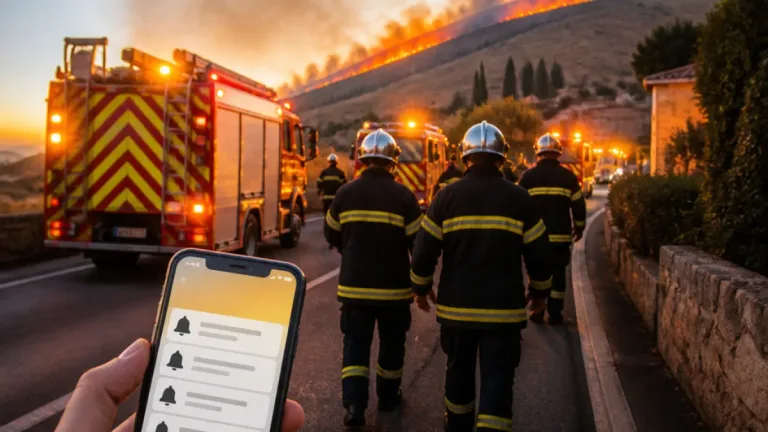 Feu signalé à Rotalier : intervention des secours et vigilance pour les communes voisines
