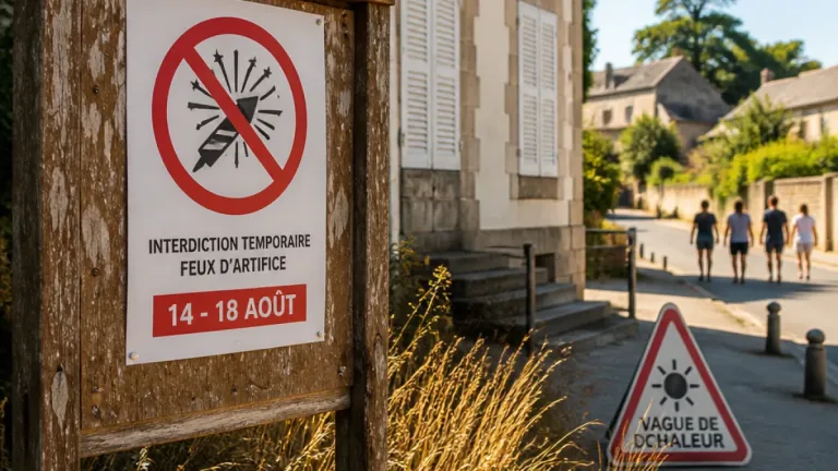 Feux d'artifice interdits pour les particuliers dans le Morbihan du 14 au 18 août en raison de la sécheresse