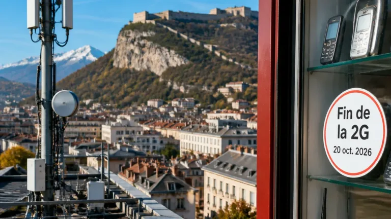 Fin de la 2G en Isère : Orange coupe le réseau le 20 octobre 2026, cap sur la 3G en 2028