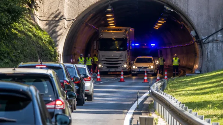 Foix : fermeture d'environ 45 minutes du tunnel après une collision entre un poids lourd et une voiture