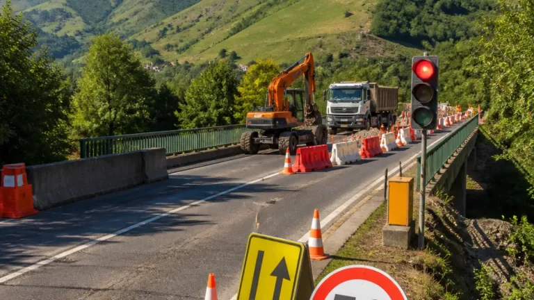 Fortes perturbations annoncées sur la RN 122 pour la remise en état du pont de la Cère – Lastache