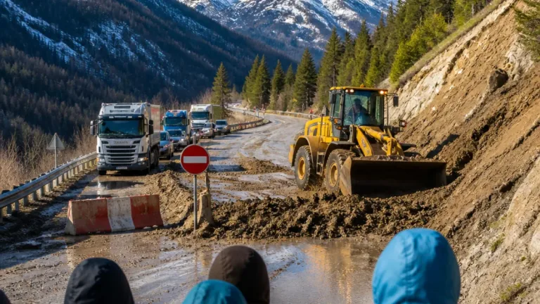 Fortes pluies dans les Hautes‑Alpes : RN94 coupée vers l’Italie, 30 personnes bloquées et cols fermés