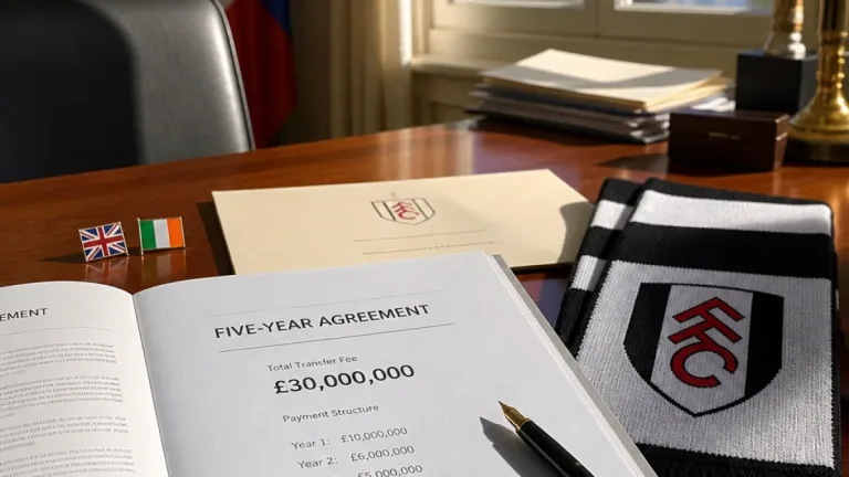 Fulham signe Shea Charles pour un montant pouvant atteindre 30 M£, nouveau record nord‑irlandais