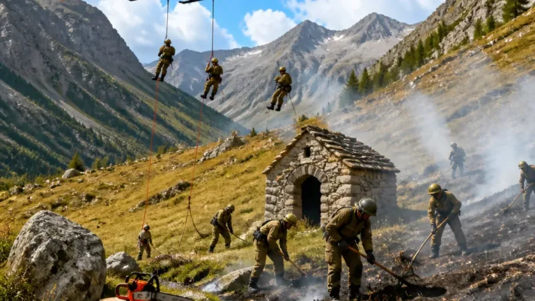 Fumée détectée à Cervières : des pompiers héliportés pour prévenir un départ de feu