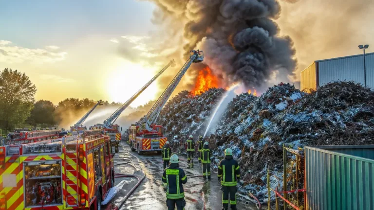 Grand incendie chez Acyclea à Saint‑Apollinaire : plus de 80 sapeurs‑pompiers mobilisés