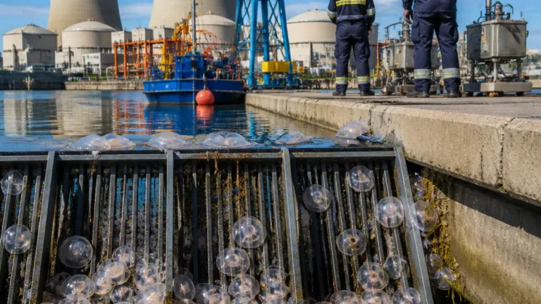 Gravelines : trois réacteurs arrêtés après un afflux massif de méduses, la production réduite
