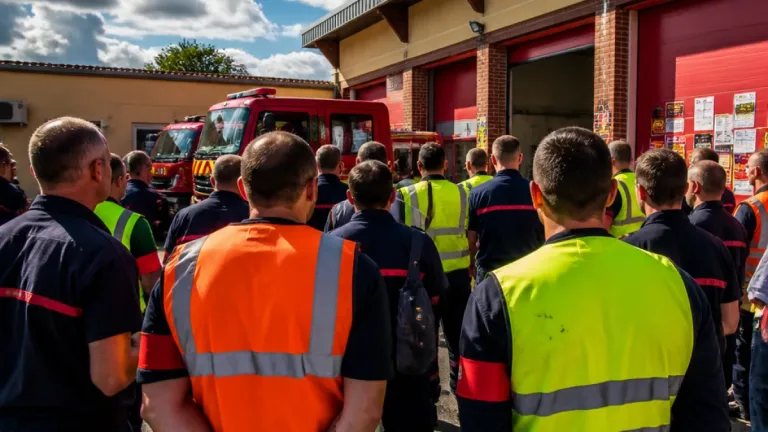 Grève nationale des sapeurs‑pompiers : la Dordogne appelée à se mobiliser ce 13 août