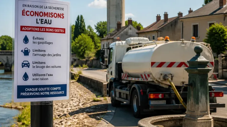 Guéret : l'Agglomération appelle à une réduction drastique de la consommation d'eau