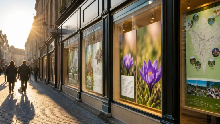 Guéret : une exposition botanique du Massif central investit les vitrines du centre-ville