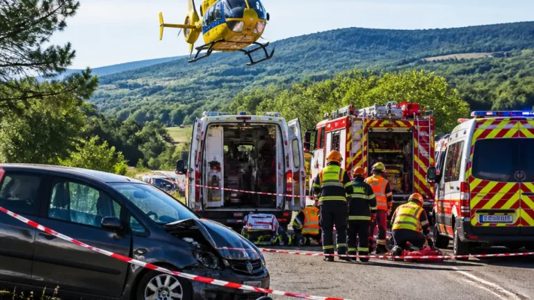 Haut-Var : un motard grièvement blessé, évacué par hélicoptère après une collision à Rians