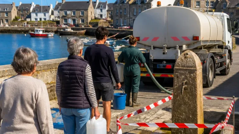 Île de Sein : l’eau désormais coupée la journée, les réserves évaluées à six jours