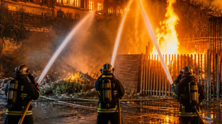 Incendie à Béthune : près de 4 000 m² brûlés, vigilance pour Lille et les communes voisines