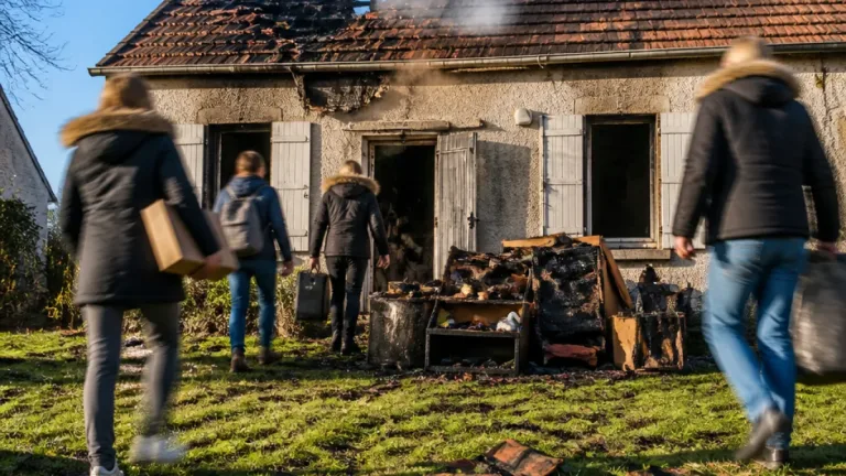 Incendie à Cuissai : un couple sinistré, l'origine du feu toujours inconnue