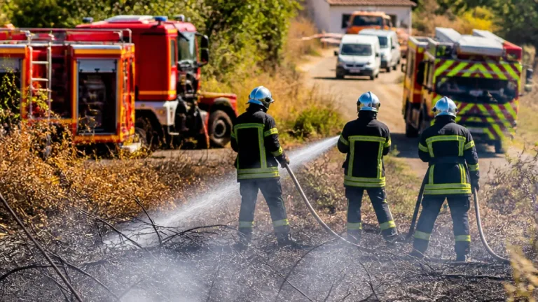 Incendie à Panazol : plus de 7 hectares partis en fumée, le sinistre maîtrisé en soirée