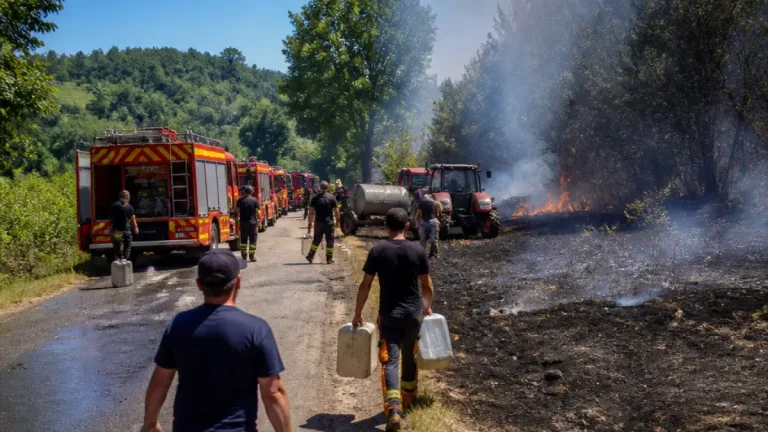 Incendie à Sainte-Féréole : 1,5 hectare brûlés après une braise d’enfumoir