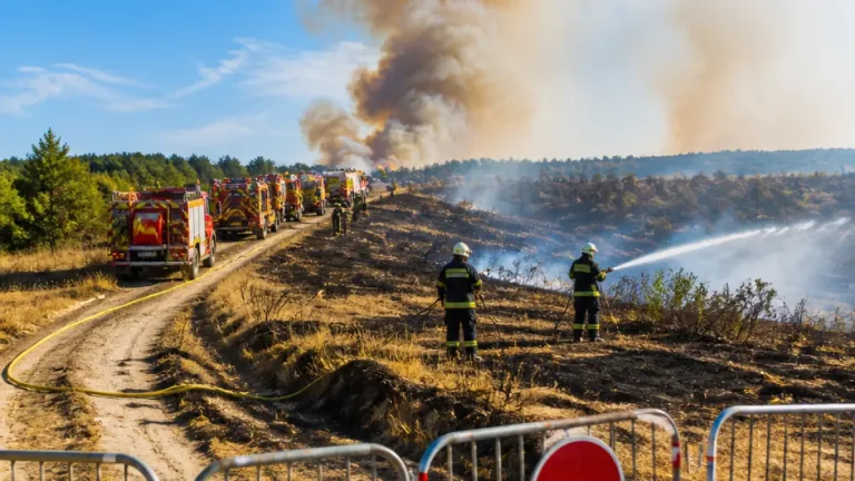 Incendie au sud de Rennes : 200 hectares brûlés, la zone encore sous haute surveillance