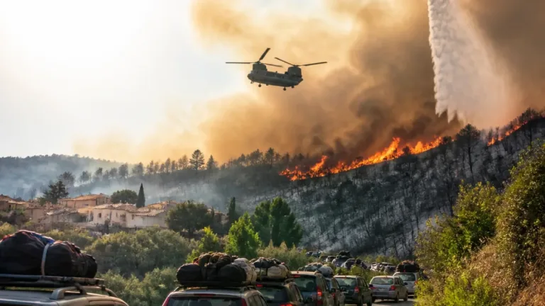 Incendie dans les Landes : reprise de feu près de Garein, près de 1 600 hectares brûlés