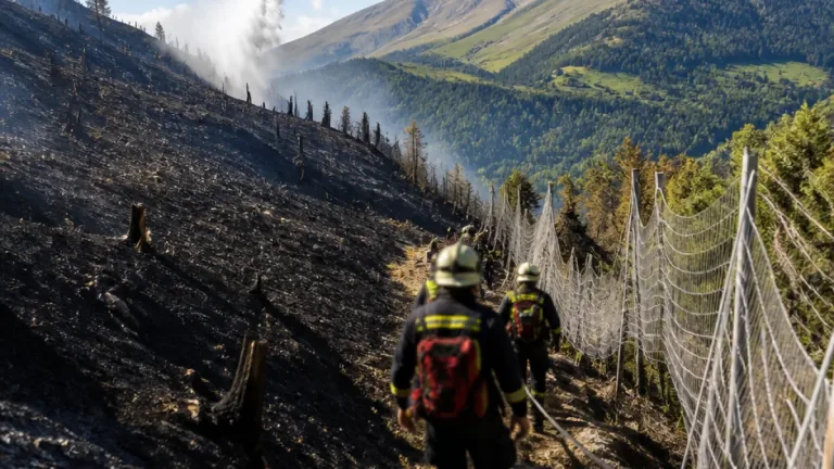 Incendie maîtrisé à Bareilles : 140 hectares brûlés, la montagne reste sous surveillance