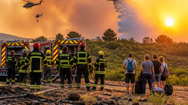 Incendie maîtrisé à Ginasservis : une vingtaine d'hectares brûlés, évacuations et forts moyens engagés