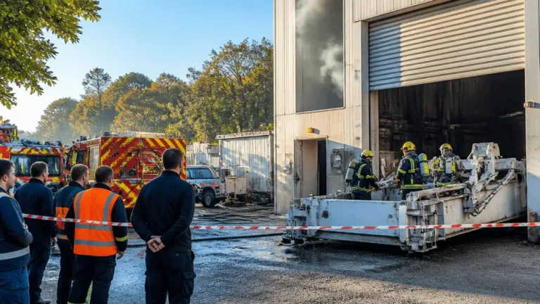Incendie maîtrisé chez Faun à Guilherand‑Granges : 64 évacués et deux blessés légers