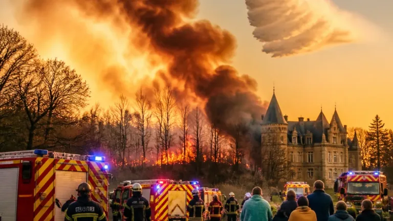 Incendie près de Rennes : plus de 200 hectares brûlés, le feu « ne progresse plus »