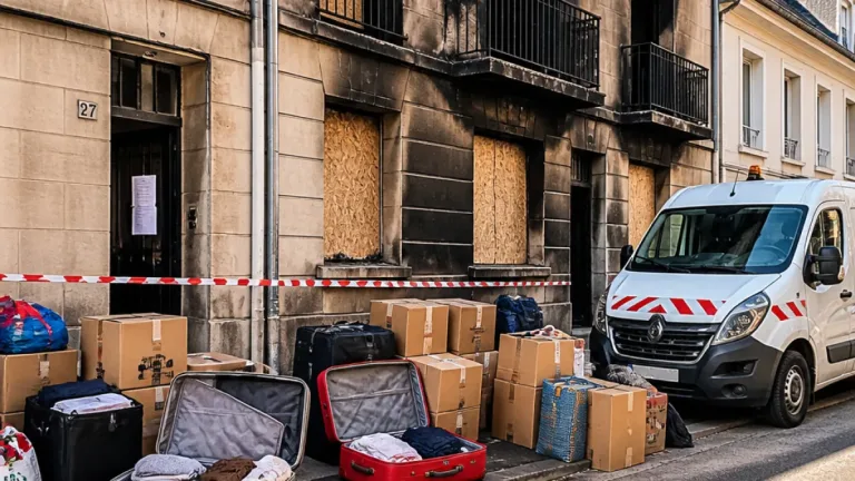 Incendie rue Demarest à Rouen : habitants relogés, inquiétude et soupçons de pillage
