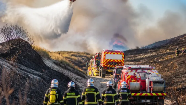 Incendie sur la Côte d'Opale : 180 hectares brûlés, trois pompiers légèrement blessés