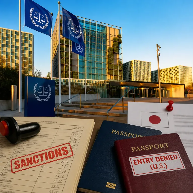Washington sanctionne la présidente de la CPI, Tokyo juge les mesures « très regrettables »