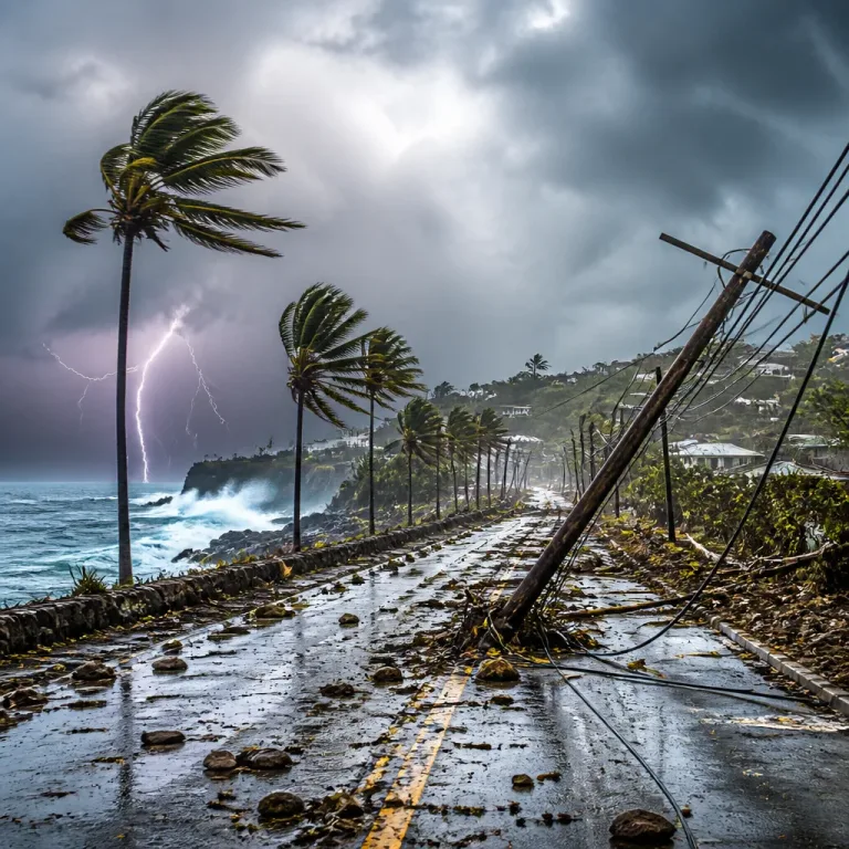 Ouragan Lala frôle la « Big Island » : pluies intenses, vents destructeurs et risques d'inondations majeures