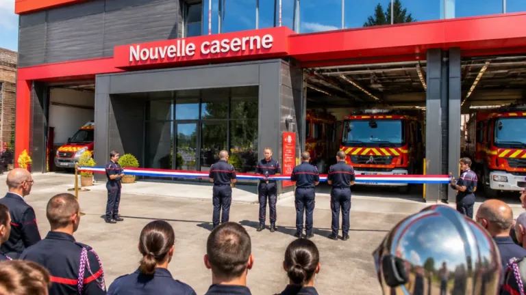 Istres inaugure une nouvelle caserne : la présidente du Département réclame davantage de moyens pour les pompiers