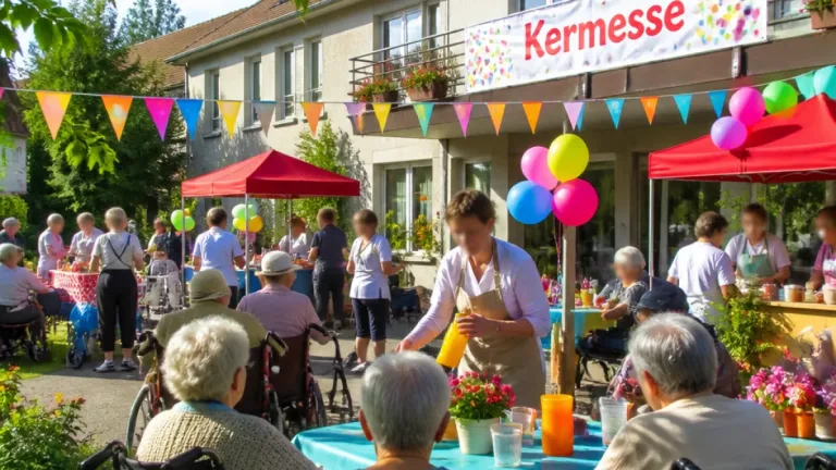 Kermesse aux Glycines : un après‑midi de convivialité pour les résidents de l’Ehpad à Mussy‑sur‑Seine