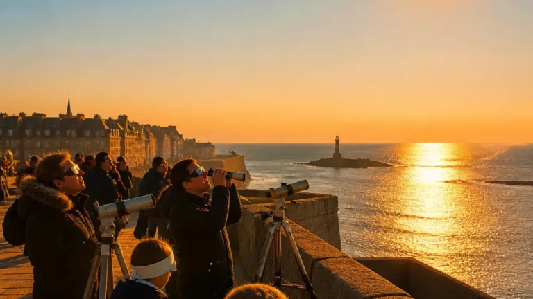 L’éclipse du 12 août : l’Ille‑et‑Vilaine attend un spectacle visible à 95 % et des rendez‑vous publics