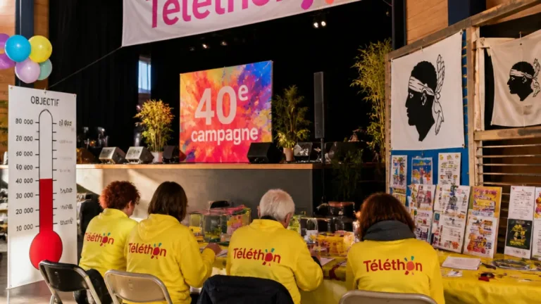 La 40e campagne du Téléthon lancée en Haute‑Corse, la mobilisation repart malgré les difficultés économiques