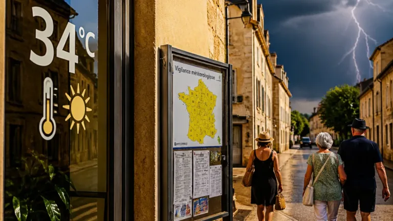 La Nièvre maintenue en vigilance jaune : canicule et orages attendus lundi 10 août