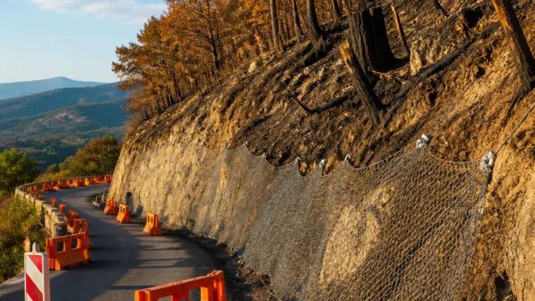 La RD 295 entre Chancia et Montcusel rouvre après l’incendie et les risques d’éboulement