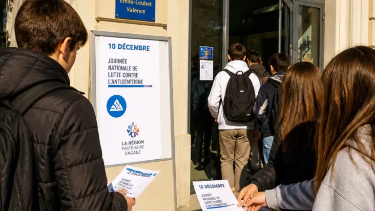 La Région Auvergne‑Rhône‑Alpes lance une journée contre l’antisémitisme dans les lycées, l’opposition s’inquiète