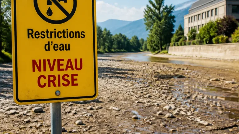La Savoie passe à des restrictions d’eau : le Chéran placé en situation de « crise »