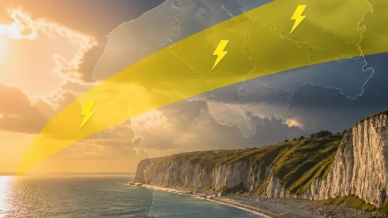La Seine‑Maritime placée en vigilance jaune orages à partir de 21 h ce lundi