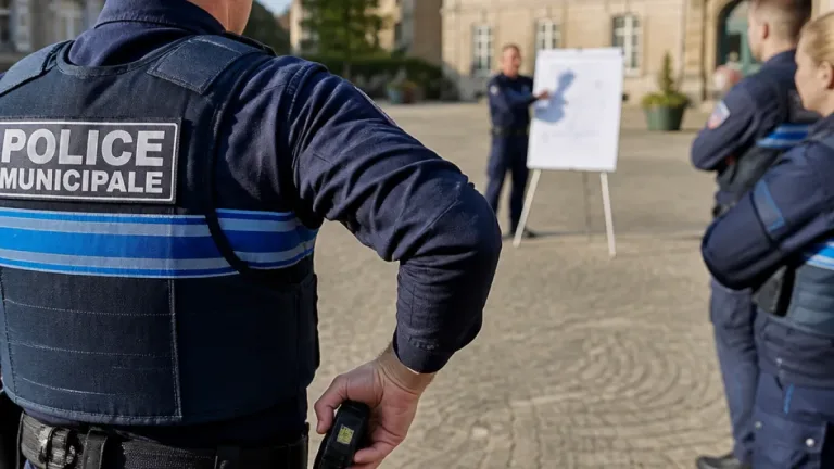 Lannion : les policiers municipaux équipés d’un dispositif de défense non létal