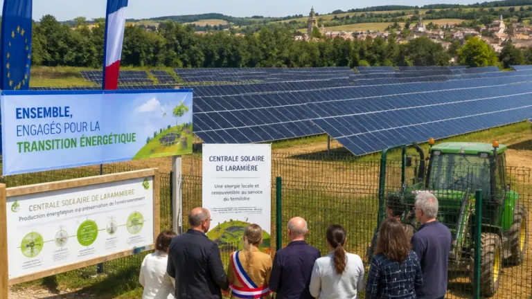 Laramière : un parc solaire de 4 MWc inauguré, la transition énergétique pensée comme levier économique