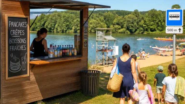 Le lac de Nabeillou (Graulhet) installe un espace de restauration temporaire pendant l'été