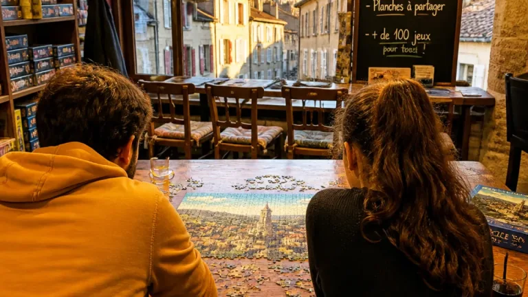 Le Puy-en-Velay : premier tournoi de puzzle en duo au bar à jeux Au Dé Café Inné