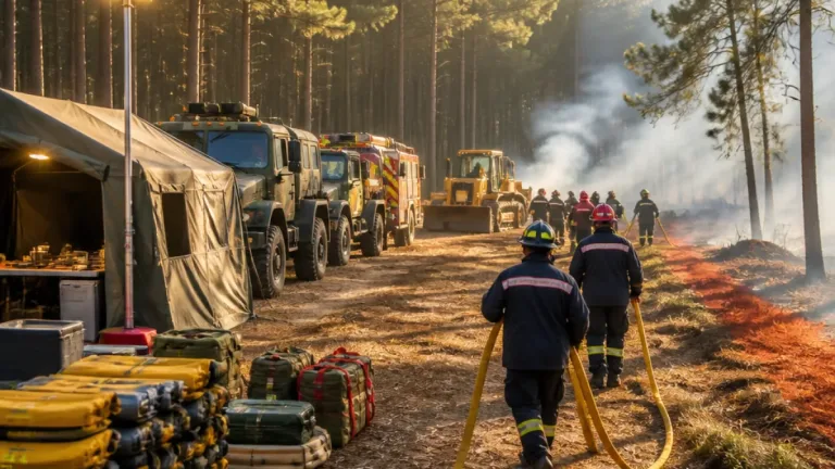Les Phénix de Libourne en première ligne contre les feux : « Nous tenions grâce à l’adrénaline »