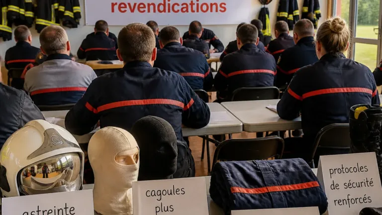 Les pompiers volontaires de l’Orne réclament davantage de moyens et de sécurité pour intervenir